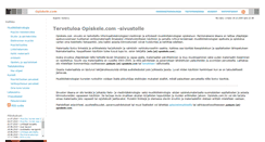 Desktop Screenshot of opiskele.com