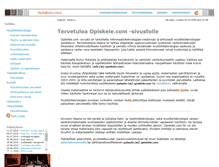 Tablet Screenshot of opiskele.com